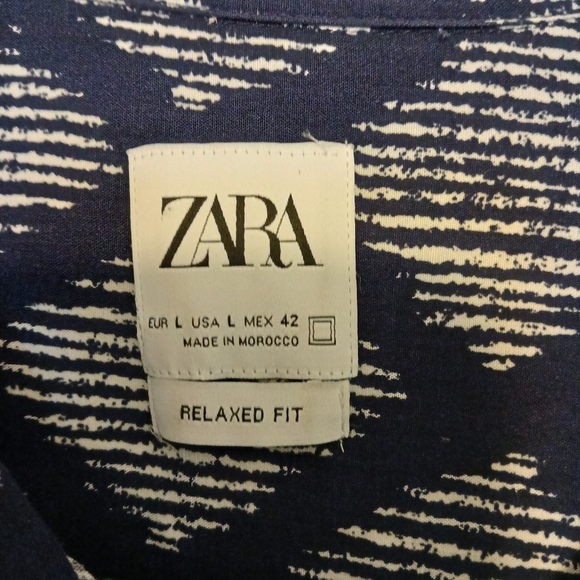 Zara mens short sleeve button down shirt - Picture 4 of 16